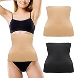 Apricitie 2er Set Damen Waist Trainer Unterbrust Korsett Bauchweg Taillenformer Postpartum...