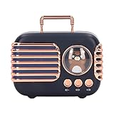 Shipenophy Retro-Bluetooth-Lautsprecher, niedlicher Kleiner Vintage-Lautsprecher, ABS,...