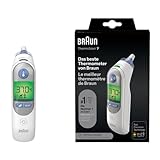 Braun ThermoScan 7 Ohrthermometer (Age Precision, farbcodierte Temperaturanzeige, Fieber,...