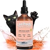 SNOOZYCAT® Premium Lachsöl für Katzen - in Lebensmittel Qualität aus...