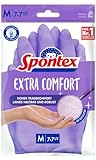 Spontex Extra Comfort, Premium-Haushaltshandschuhe mit weichem Textilfutter, ideal für...