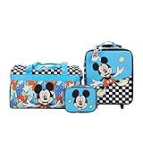 Disney Mickey Mouse Polka Dots Youth 4-teiliges Reise-Set, Dsy Polka Dots, OSFA