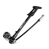 GIYO Dämpferpumpe Fahrrad 20 Bar/Max 300 PSI Fahrradpumpe mit Manometer &...