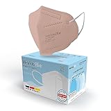 WeVida®Plus FFP2 Maske Made in Germany - 25 x einzeln verpackt, größere Passform,...