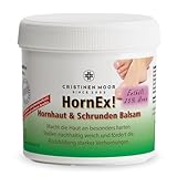 HornEx! Hornhaut & Schrunden Balsam mit 25% Urea | 200ml | Fußcreme | entfernt...