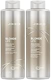 Joico Blonde Life aufhellendes Shampoo & Pflegespülung, 1000 ml, 2er-Set +...