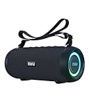 MIFA A90 Bluetooth Lautsprecher 60W kabellos IPX7 wasserdicht RGB-LED-Licht 30...