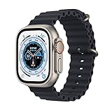 Apple Watch Ultra (GPS + Cellular, 49mm) Smartwatch - Titangehäuse, Ocean Armband...