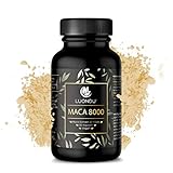 Luondu® Maca 8000 Gold Hochdosiert: 24.000mg PRO Tagesdosis - Maca Kapseln mit...