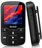 Etacé MP3 Player Bluetooth 5.3, Sport Musik-Player mit 16GB internen Speicher, UKW-Radio,...