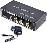 HDMI ARC Audio Extractor, AMANKA Digital HDMI ARC zu SPDIF Koaxial Optical Cinch L/R...