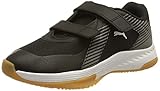 PUMA Unisex Kinder Varion V Jr Hallenturnschuh,Schwarz(PUMA BLACK),34 EU