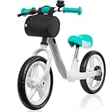 Lionelo Arie Laufrad Kinder Fahrrad bis 30 kg, Sattel und Lenker einstellbar,...