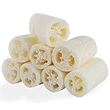 Luffa Schwamm 8Pcs Natürliche Luffa Gurke schwamm,10cm luffa Peeling Biologisch abbaubare...