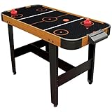 shelfmade Airhockey Tisch mit Luft inkl. Zubehör Air Hockey Spieltisch mit elektronischem...