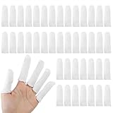 Baumwolle Fingerschutz, 100 Stück Fingerlinge Cotton Finger Cots White Anti Scratch...