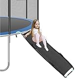 UVCMDUI Trampolinleiter Rutsche, Outdoor Rutsche für Trampoline 50 cm breit 120 cm lang...