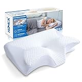 HOMCA Memory Foam Kissen Orthopädisches Kopfkissen für HWS Ergonomisches Nackenkissen...