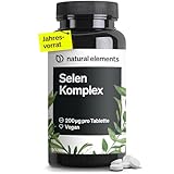 Selen Komplex – 365 Tabletten mit je 200µg – Komplex aus Natriumselenit und...