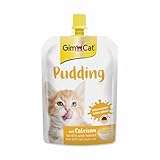 GimCat Pudding mit Calcium - Katzensnack aus echter laktosereduzierter Vollmilch...