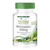 Fairvital | Bittermelone Kapseln - mit Chrom - 500mg Bittergurke Frucht-Extrakt pro Kapsel...