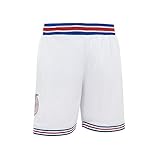 CNALLAR Herren Basketball-Shorts, Space Movie Basketball-Shorts, Weiß/Schwarz,...