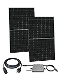 Solar-Balkonkraftwerk bis 840 W Komplettset aus 2 x 420 W Solarmodulen der Marke...