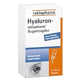 Hyaluron-ratiopharm® Augentropfen: Für die Befeuchtung von trockenen, gereizten oder...