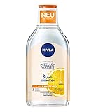 NIVEA Vitamin C Mizellenwasser (400 ml), Gesichtswasser mit Vitamin C, Vitamin B3 und...