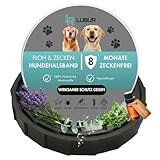 Lubur® Floh- und Zeckenhalsband für Hunde und Katzen - Natürlicher &...