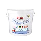 Klar Color Waschmittel ohne Duft 4,75kg I Umweltfreundliches Waschpulver für...