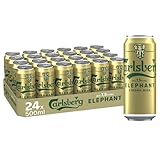 Carlsberg Elephant 7,5 % Vol. Dosenbier 0,5 l | 24 Starkbier Dosen in kraftvoll,...