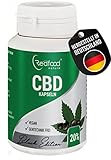 Redfood® 20% CBD Kapseln - Deutsches Produkt - Vollspektrum CBD Öl 60 Kapseln mit 20mg...