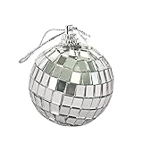 Mini Kugel Ornament Baum Party Dekoration Kleine Silber Hängende Kugel Ornament Festliche...