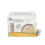 Applaws Premium Natural Katzenfutter Nass, Huhn Selection in Brühe 70 g Dose...