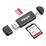 Vanja SD Kartenleser Adapter Micro USB SD Card Reader & USB kartenlesegerät SD Karten...