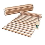 Ehrenkind® Rollrost aus massiver Buche | Rollrost 90x200cm | 21 Latten |...