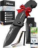 BERGKVIST® K10 Klappmesser (Zweihandmesser) - scharfes Taschenmesser für...