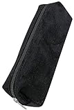 Online Premium-Schlampermäppchen/Pencil Case in Cord Schwarz I Stylisches Schlamperetui...