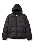 Schott NYC Jungen JKTBIGBOYB Kapuzen-Daunenjacke Kinder Schott, Black, 10