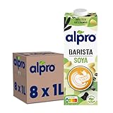 Alpro Barista Sojadrink – Zum Aufschäumen – Vegan und milchfrei – Von Natur aus...