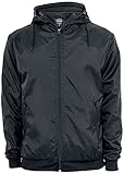 Urban Classics Herren Windbreaker Jacke, Schwarz, L EU