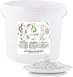 GreatVita Zitronensäure Monohydrat Pulver 5kg | Lebensmittelqualität, reine...