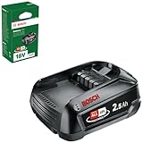 Bosch Ersatz-Akku PBA 18V 2.5Ah W-C (18V System; Hohe Kapazität für längere...