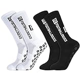 Firtink 2 Paar Fußballsocken, 39-46 Fussball Socken Sportsocken Fußball Anti...