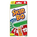 Mattel Games Skip-BO, Kartenspiele für die Famile, Perfekt als Kinderspiel, Reisespiel...