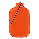 Hugo Frosch Öko-Wärmflasche 2,0 l mit Softshell-Bezug Orange