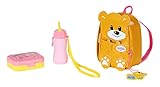 BABY Born Zapf Creation 834961 Kindergarten Rucksack Set 36 cm-gelber Puppenrucksack in...