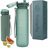 Hydracy Trinkflasche mit Fruchteinsatz - 1L Wasserflasche - BPA-freie...