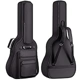 CAHAYA Gitarrentasche Gig Bag Gitarre Tasche Gitarrenhülle 6 Vortaschen wasserdicht mit...